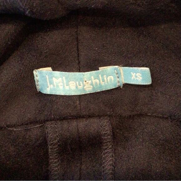 J. McLaughlin Sleeeveless Mock Neck Sheath Dress Navy Blue size XS - Picture 7 of 9